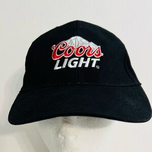 Acme Coors Light Embroidered Black Baseball Cap